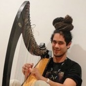 Esper Sanchez, harpist